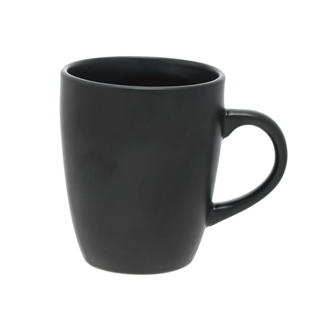 Caneca de Cerâmica Charlotte Preta 350ml