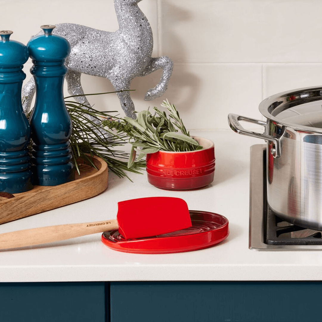 Descanso Oval para Colher Vermelho Le Creuset