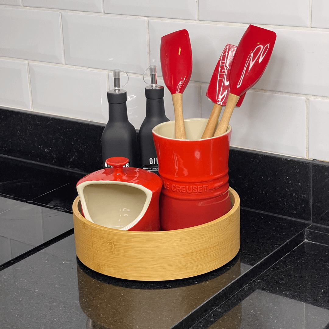 Porta Utensílios Cerâmica Vermelho 1,1 Litros Le Creuset