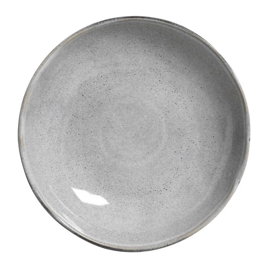 Prato Fundo Bio Dust Cinza 22,5cm