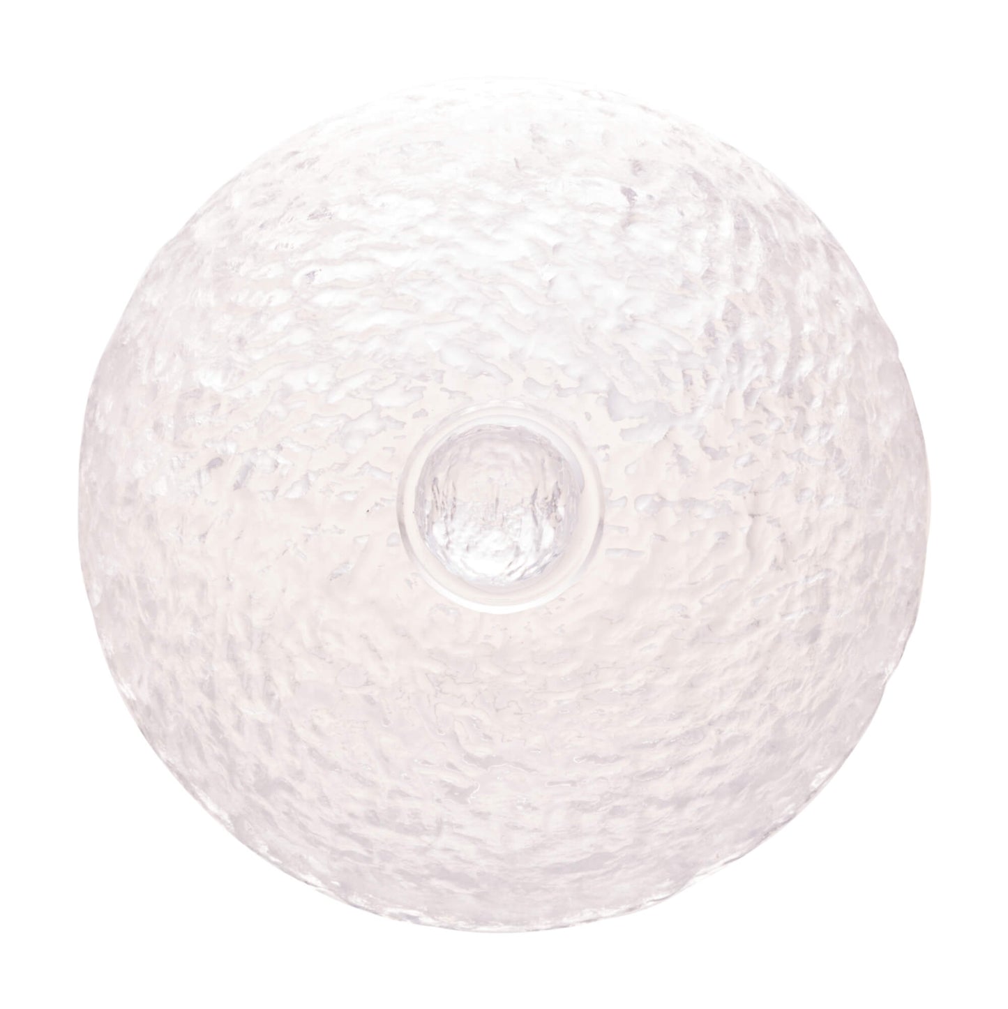 Queijeira Cristal de Chumbo Martelado Petra com Tampa e Borda Dourada 19,5cm