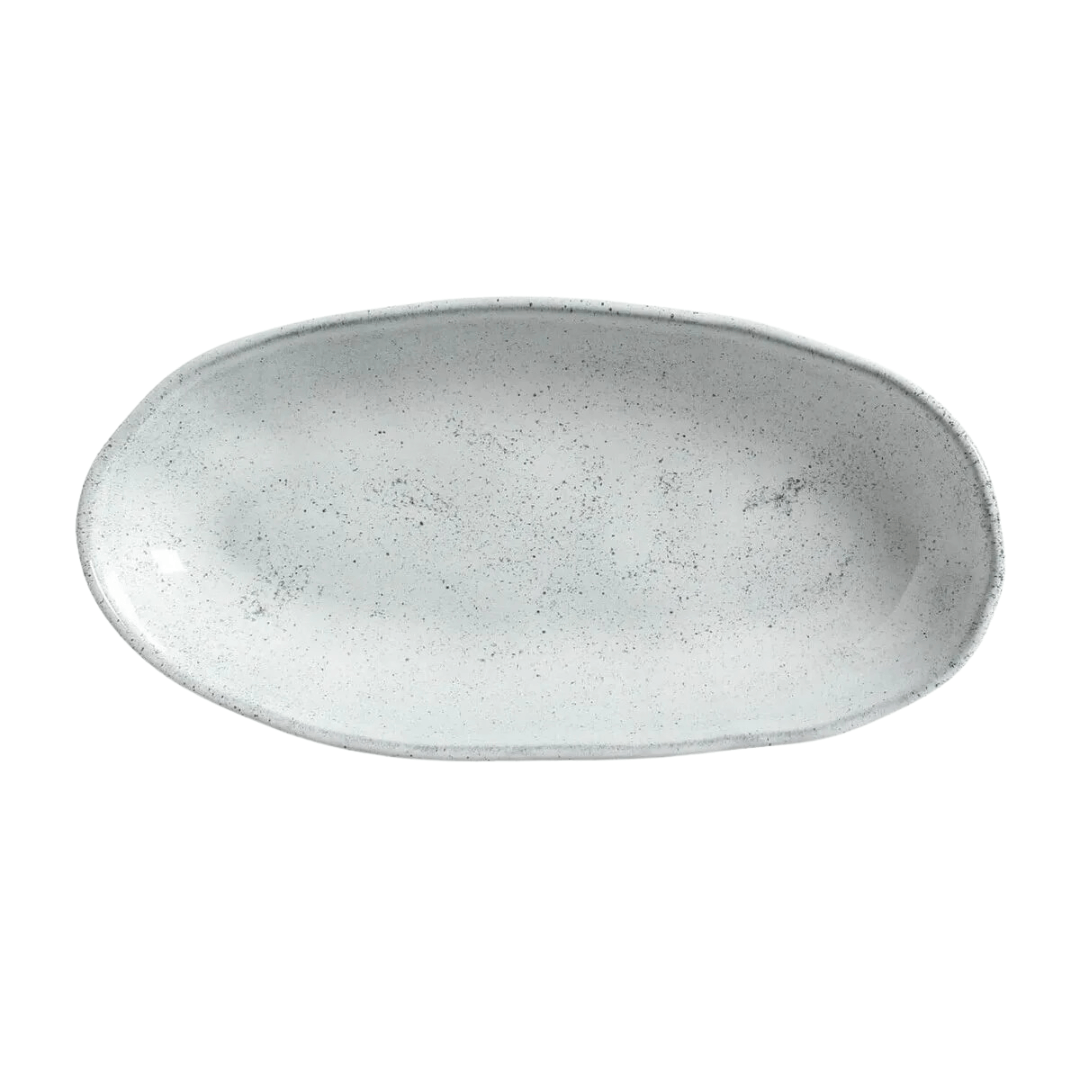 Travessa Oval Funda Orgânica Echo Branca 32cm