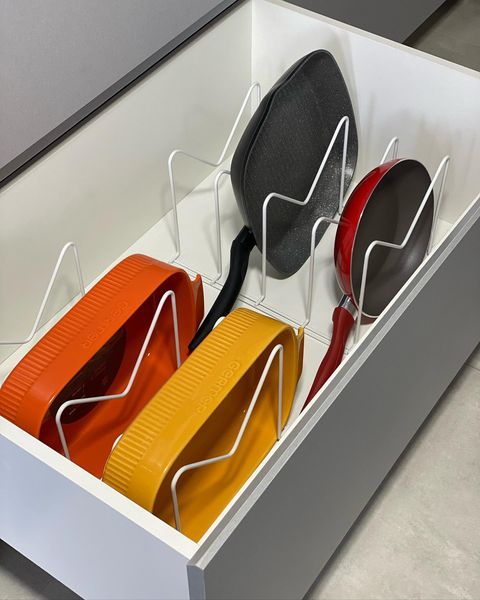 Organizador Para Formas, Tampas e Travessas Branco