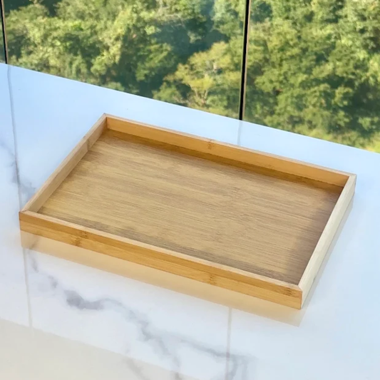 Bandeja em Bambu Nature 22cm X 14cm