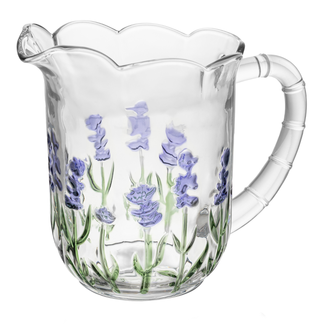 Jarra Lavanda Hand Painting Cristal 1,5L