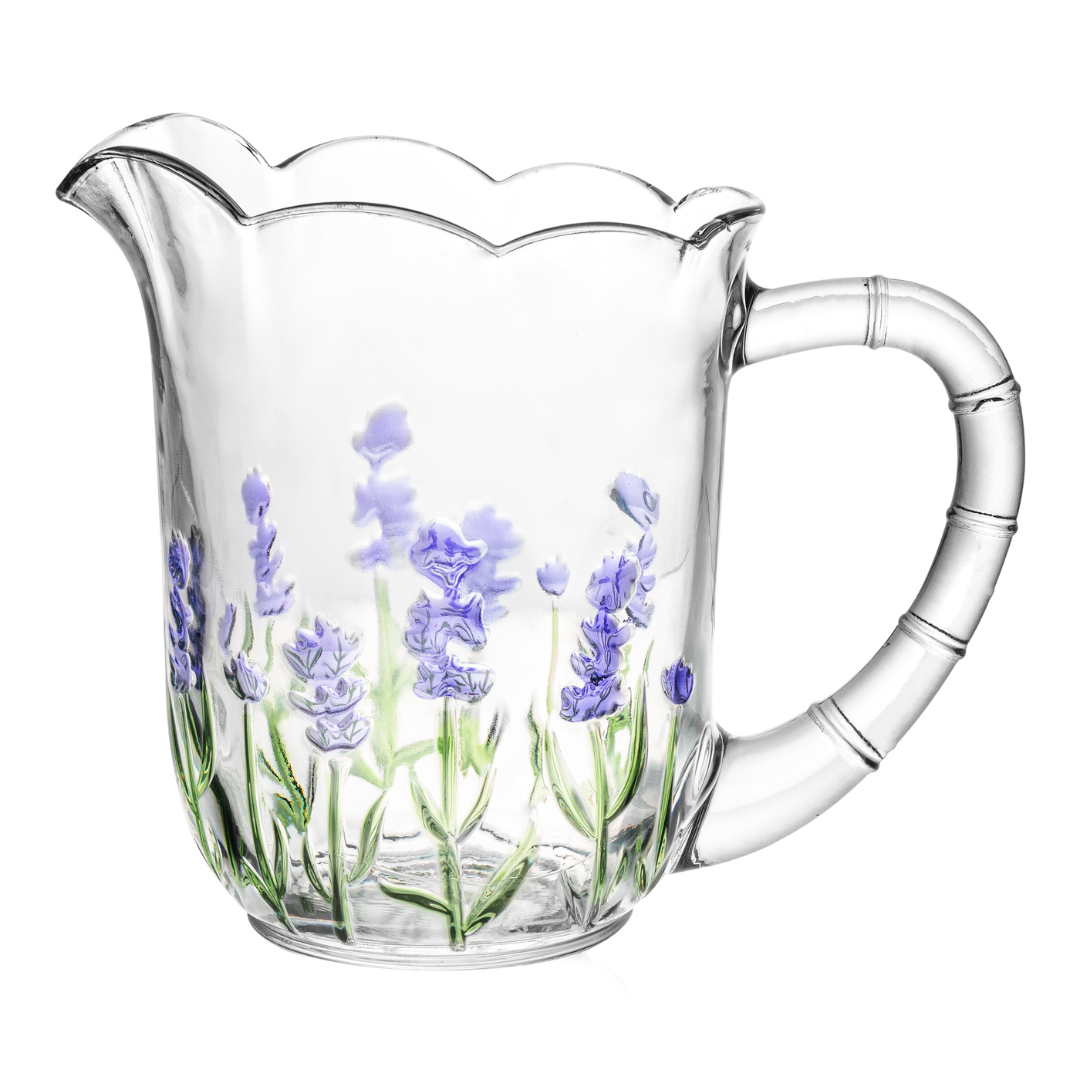 Jarra Lavanda Hand Painting Cristal 1,5L