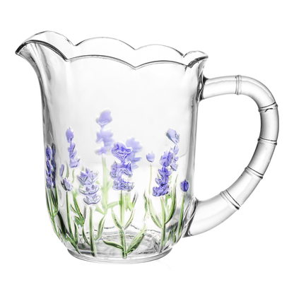 Jarra Lavanda Hand Painting Cristal 1,5L