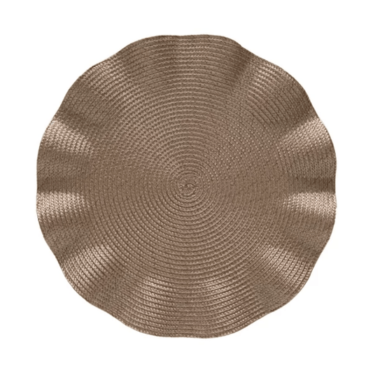 Jogo Americano Redondo Avulso Luna Wave Allure 38cm