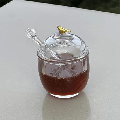 Meleira com Pegador e Tampa de Cristal Golden Bird 150ml