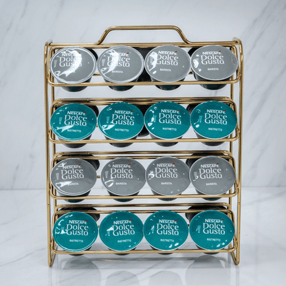 Organizador Porta Cápsulas de Café Dolce Gusto Dourado