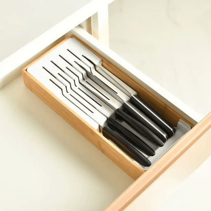 Organizador de Facas Keep em Bambu 38,5cm