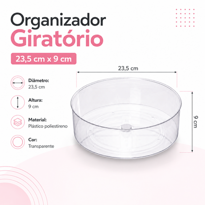 Organizador Giratório 23,5cm x 9cm