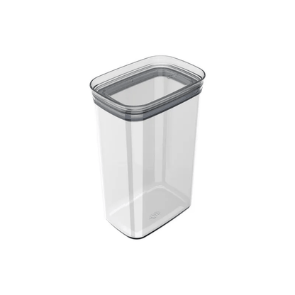 Pote Porta Mantimento Organizador Retangular com Tampa Hermética Natural Block 2,3 Litros