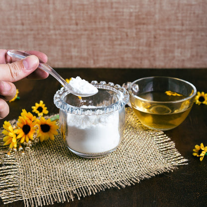 Açucareiro de Cristal Chumbo com Colher e Detalhes em Formato de Coração