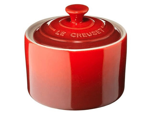 Açucareiro em Cerâmica Vermelho Le Creuset
