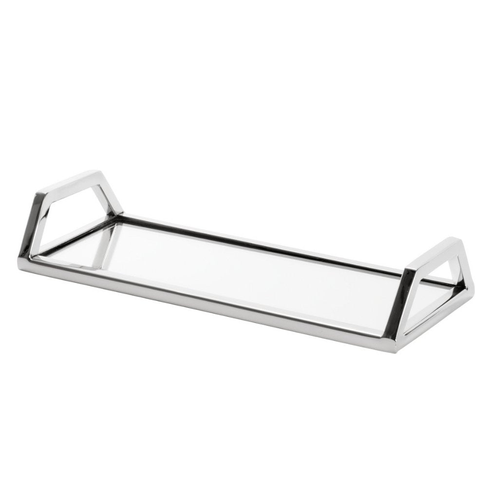 Bandeja Aço Inox com Espelho G - 30 cm