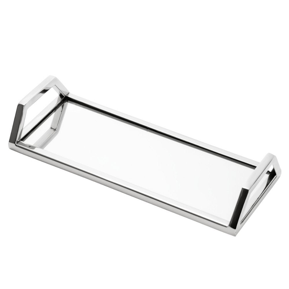 Bandeja Aço Inox com Espelho G - 30 cm