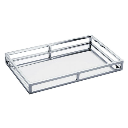 Bandeja Aço Inox com Espelho 41cm