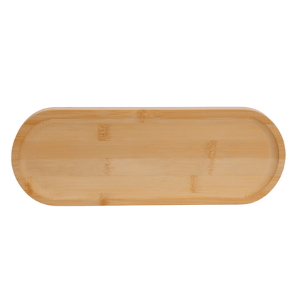Bandeja Oval em Bambu 34cm