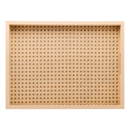 Bandeja Retangular em MDF e Trelica 40cm