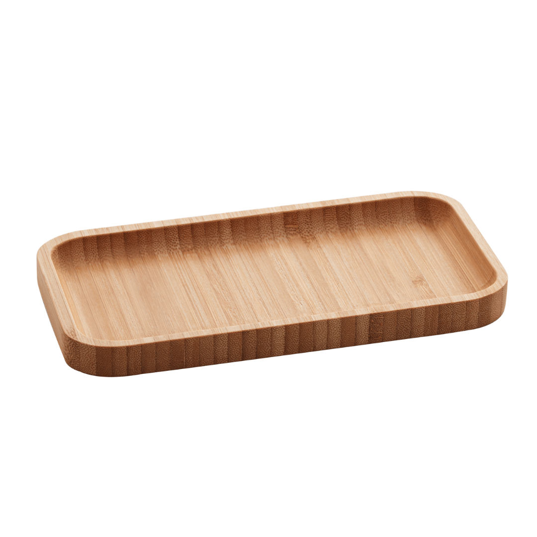 Bandeja Retangular Hire de Bambu 20cm