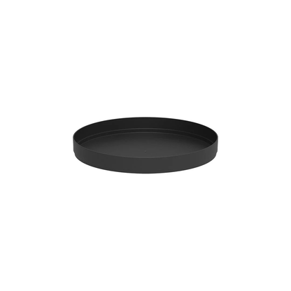 Organizador Giratório Lume Plástico Preto 25,5cm