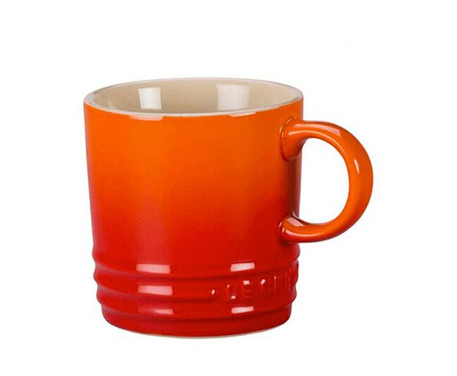 Caneca de Cappuccino Laranja 200ml Le Creuset