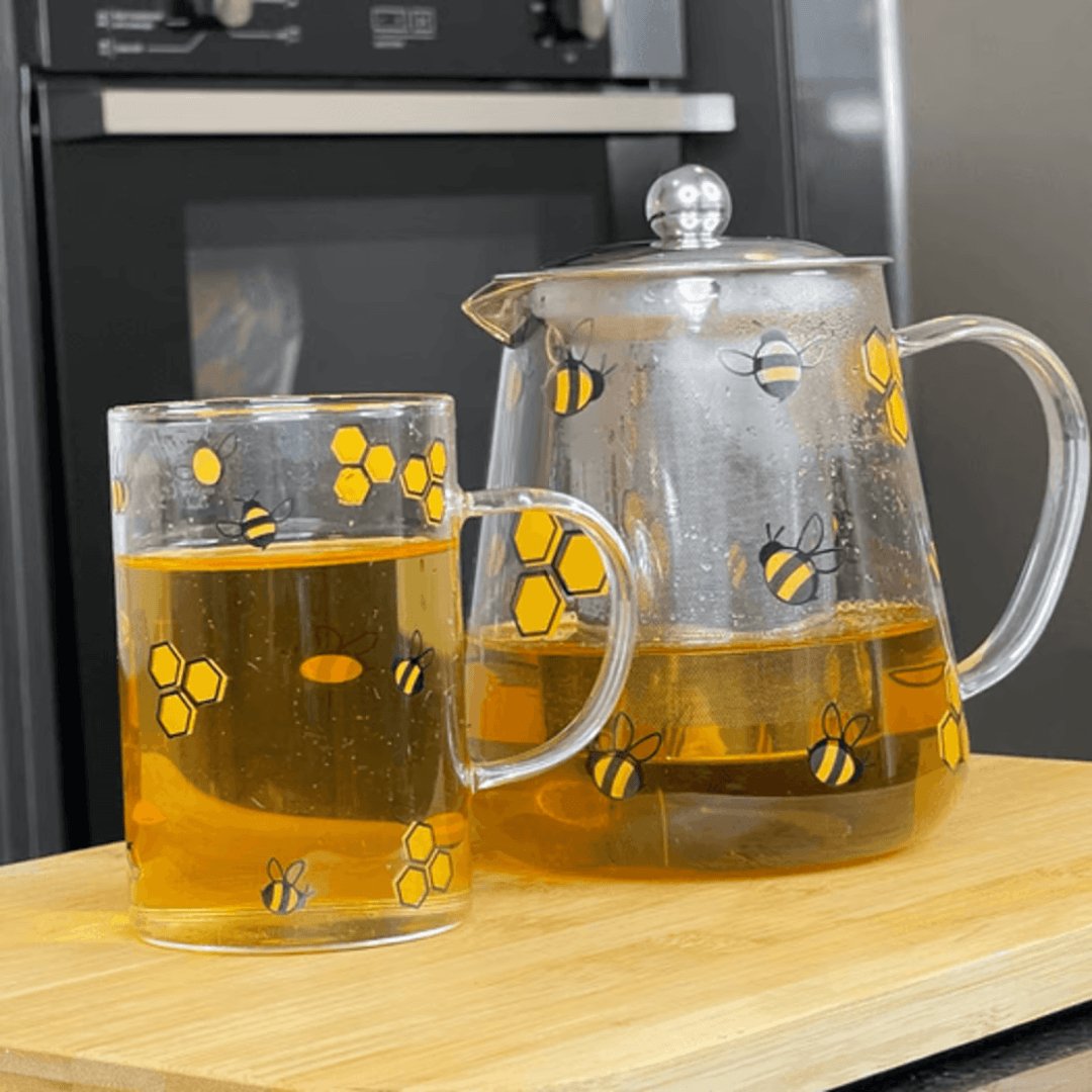 Caneca de Vidro Abelha Bee 280ml