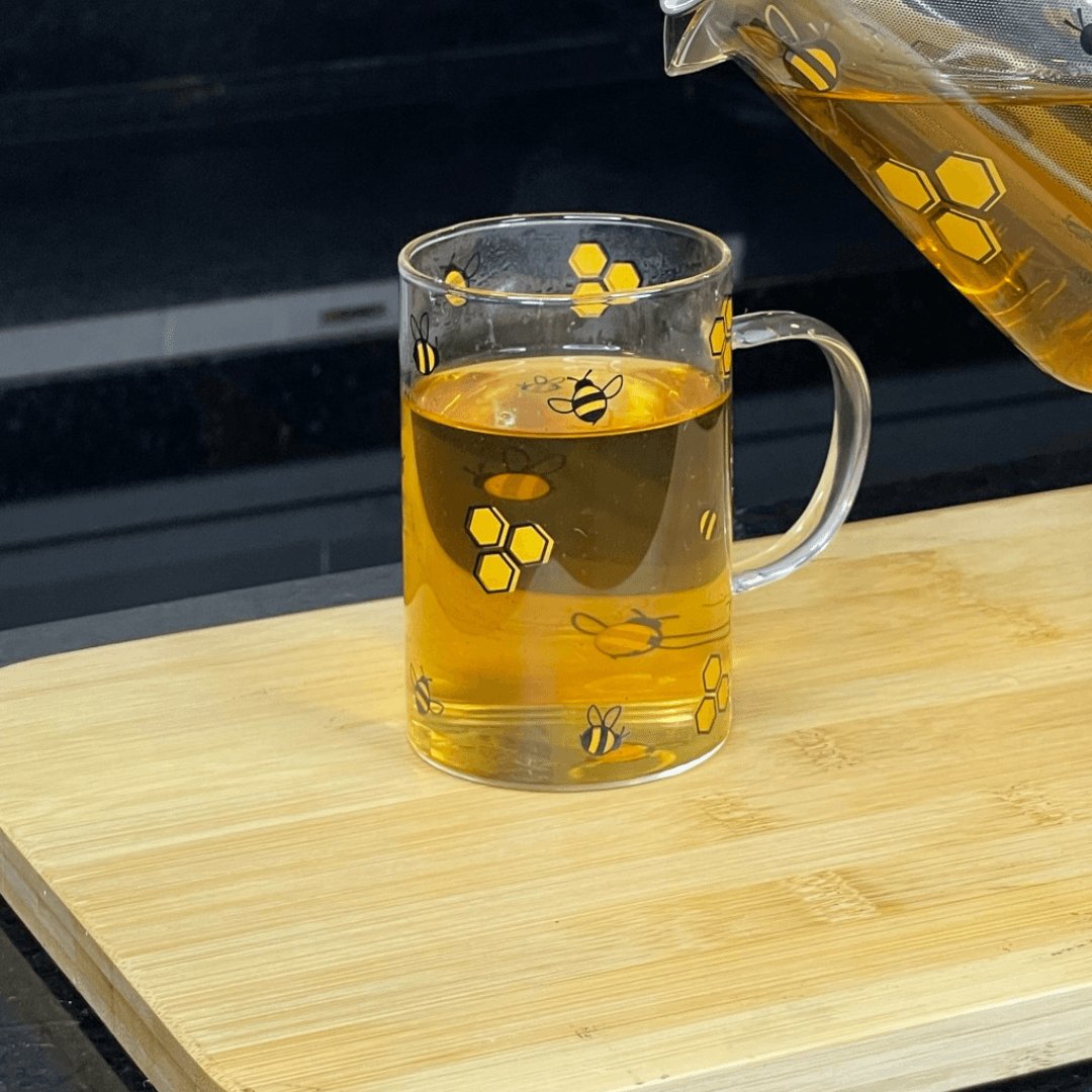 Caneca de Vidro Abelha Bee 280ml