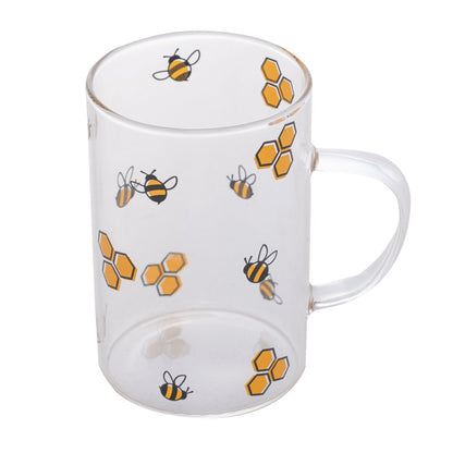 Caneca de Vidro Abelha Bee 280ml