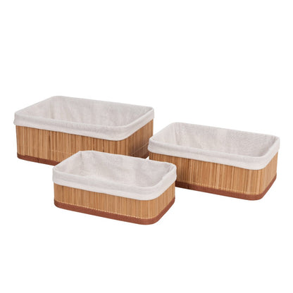 Cesto Organizador de Bambu 29cm