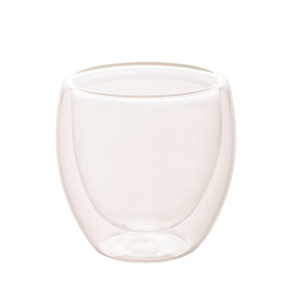 Copo para Café Parede Dupla em Vidro Borossilicato Transparente 70ml