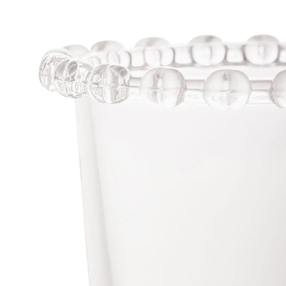 Copo Porta Talheres de Cristal de Chumbo com Detalhes em Formato de Coração