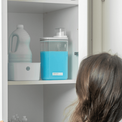 Pote Hermético Dispenser Flow Branco 2,3 Litros