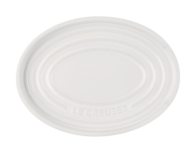 Descanso Oval para Colher Branco Le Creuset
