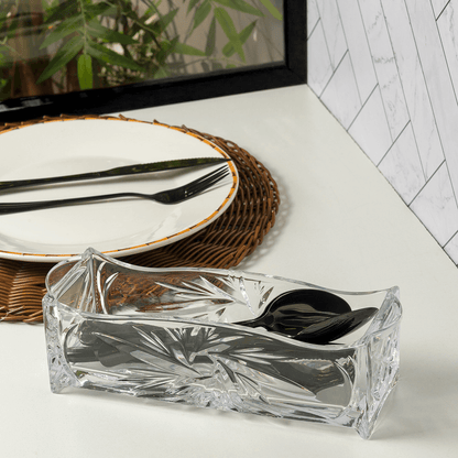 Faqueiro 24 Peças de Aço Inox Positano Preto Ônix