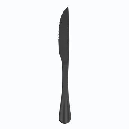 Faqueiro 24 Peças de Aço Inox Positano Preto Ônix