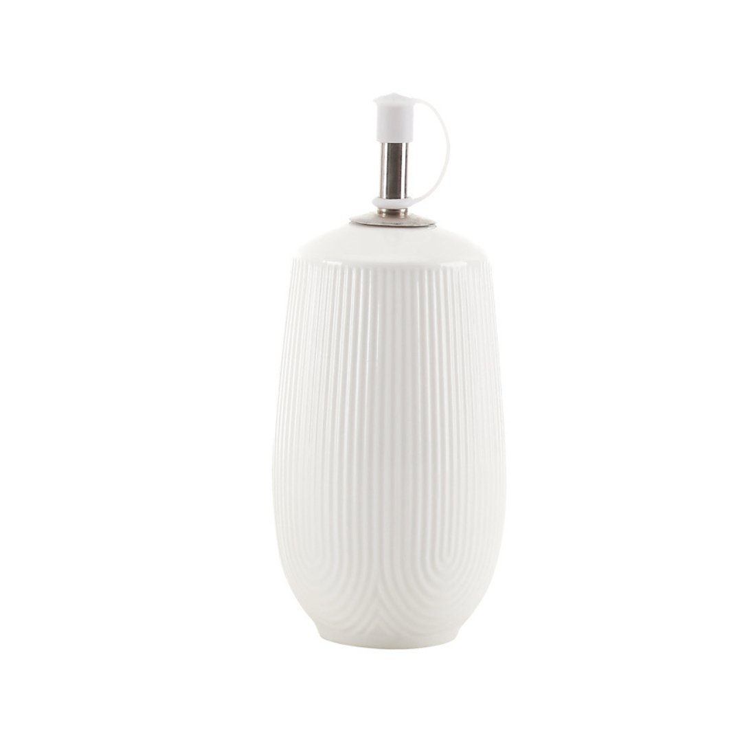 Galheteiro de Cerâmica Oasis Branco 250ml