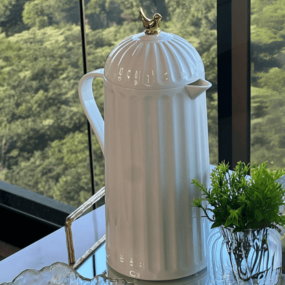 Garrafa Térmica de Plástico Bird Branca 1 Litro