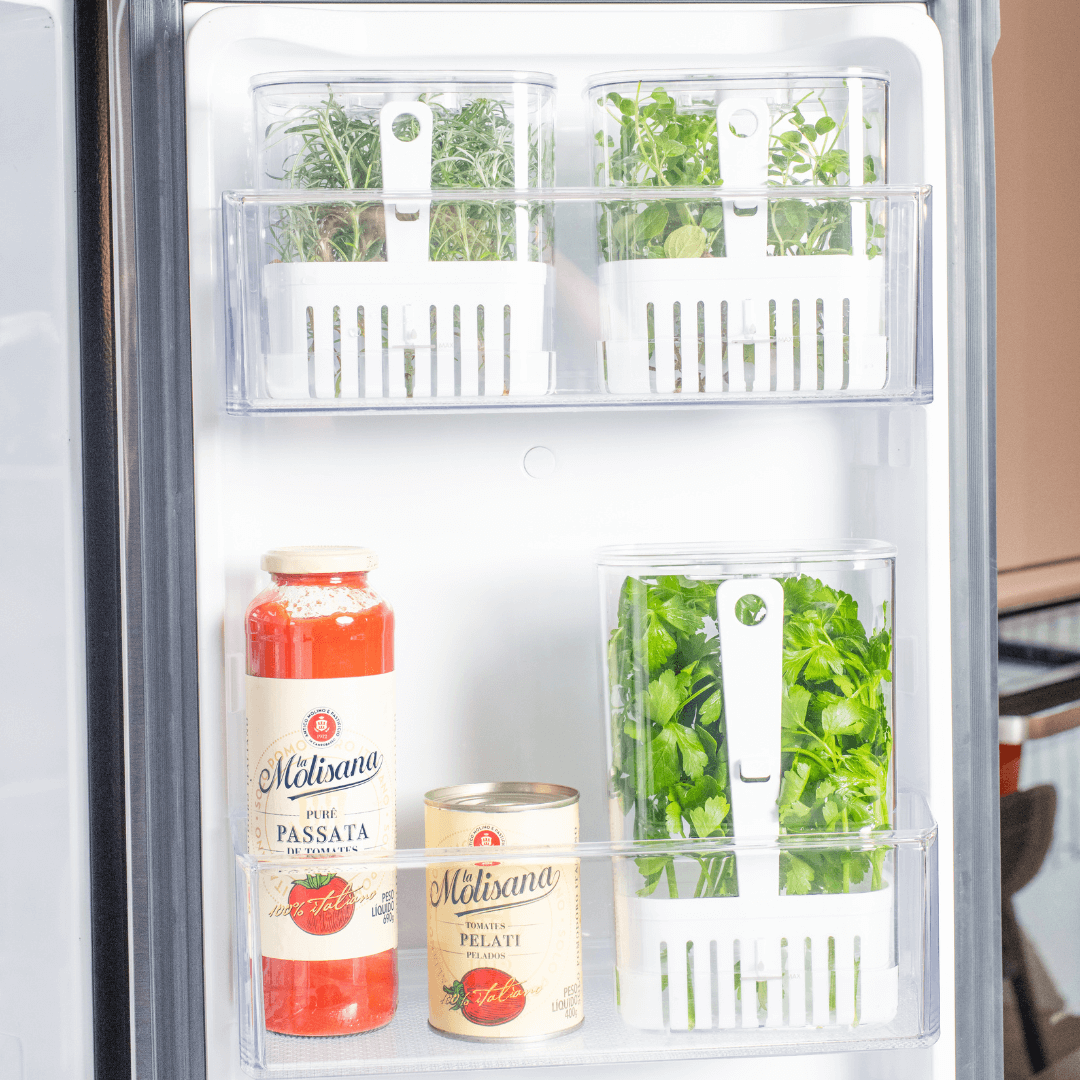 Organizador Pote para Temperos Frescos Clear Fresh 2,3 Litros