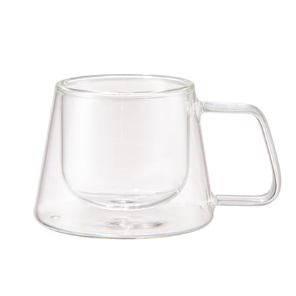 Jogo 2 Xícaras para Café e Chá Parede Dupla Vidro Borossilicato 180ml