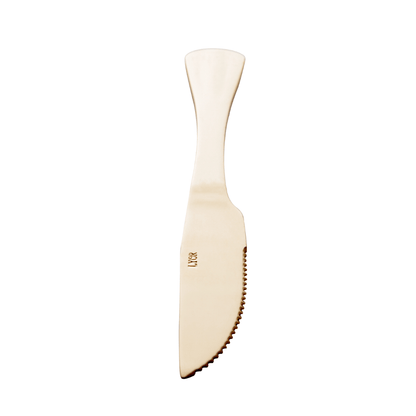 Jogo 6 Facas Churrasco Positano Dourado 23cm