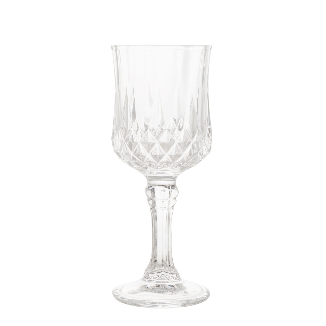 Jogo 6 Taças para Licor de Vidro Diamante 60ml
