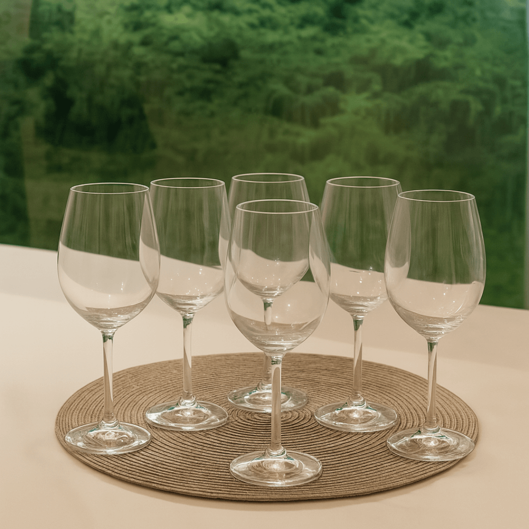 Jogo 6 Taças para Vinho Bordeaux Gastro Cristal 580ml
