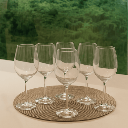 Jogo 6 Taças para Vinho Bordeaux Gastro Cristal 580ml