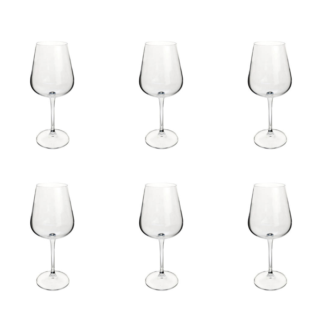 Jogo 6 Taças para Vinho Branco Ardea em Cristal 450ml Full Fit 57984