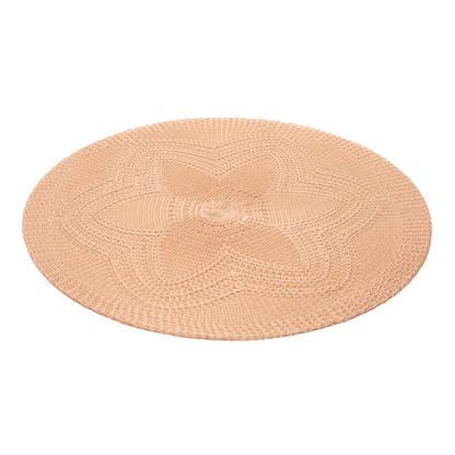 Jogo Americano Redondo Fiore Marrom 38cm