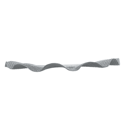 Jogo Americano Redondo Babado Prateado 38cm