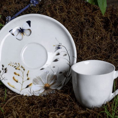 Jogo de 6 Xícaras de Café com Pìres Bio Encanto