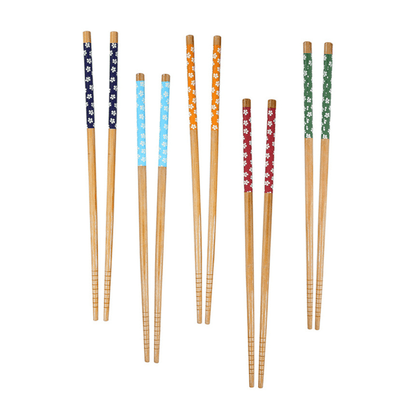 Jogo de Hashi 10 Peças Colorido 24cm